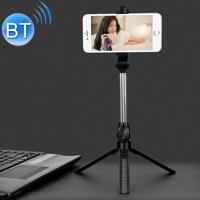 XT10 Multifunctionele mobiele Live uitzending Bluetooth zelfontspanner Pole statief (zwart)