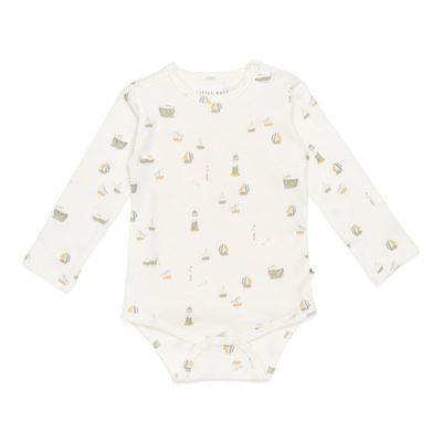 Little Dutch romper lange mouw Sailors Bay White Maat