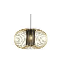 QAZQA Design hanglamp goud met zwart 50 cm - Marnie