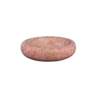 PTMD Aly Red cement round bowl small