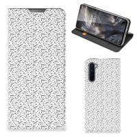OnePlus Nord | Hoesje met Magneet | Stripes Dots