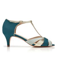 Rachel Simpson Maya Bruidsschoenen Teal | Maat: 37