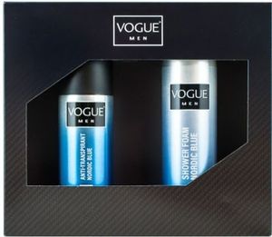 Vogue Men nordic blue anti/transpirant/foam (2 st)