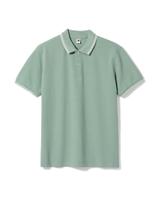 HEMA Herenpolo Denton piqué zeegroen (zeegroen)