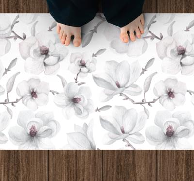 Vinyl tapijt Bloemen en planten Elegante tak met magnolia