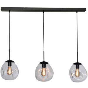 Masterlight Glazen hanglamp Lava 3x helder glas Ø 24cm 2761-05-100-3-00-61