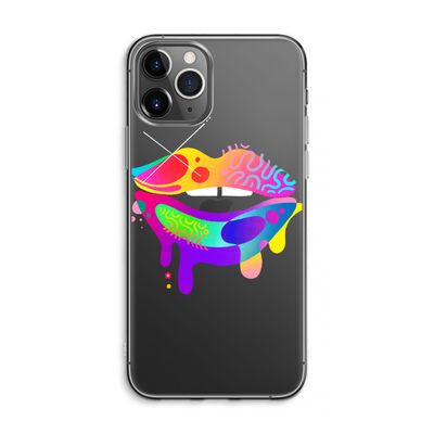 Lip Palette: iPhone 11 Pro Max Transparant Hoesje