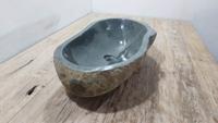 Riviersteen waskom RXL250303, 61x35x15 cm