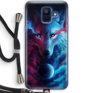 Where Light And Dark Meet: Samsung Galaxy A6 (2018) Transparant Hoesje met koord