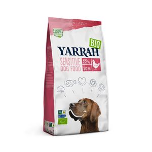 Yarrah Sensitive Dog Food 10 kg Volwassen Kip, Rijst, Spirulina