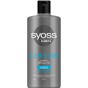 Syoss Syoss Shampoo 440 ml. MEN Clean & Cool (Normaal tot vet haar)