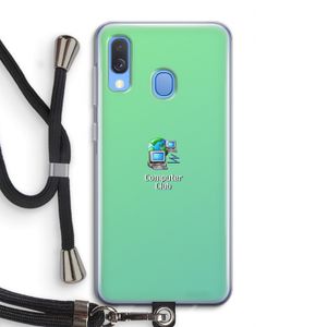 Win98: Samsung Galaxy A40 Transparant Hoesje met koord