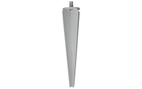 WAX grondpen grijs aluminium