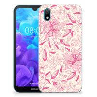 Huawei Y5 (2019) | TPU Case | Pink Flowers