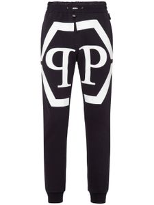 Philipp Plein pantalon de jogging à logo imprimé - Noir