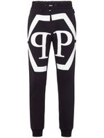 Philipp Plein logo-print track pants - Noir - thumbnail