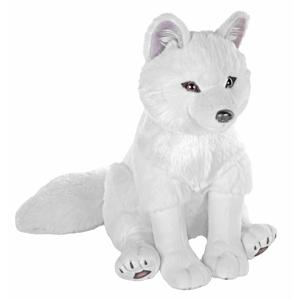 Wild Republic poolvos knuffel - pluche - wit - 30 cm - zittend