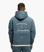 Jorcustom Handscript Oversized Hoodie Heren Blauw - Maat XS - Kleur: Blauw | Soccerfanshop