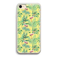 Flamingo party: iPhone 7 Transparant Hoesje