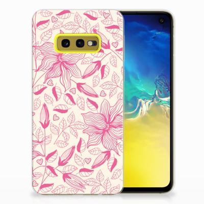 Samsung Galaxy S10e | TPU Case | Pink Flowers
