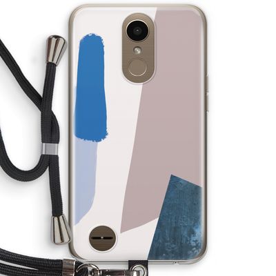 Lapis: LG K10 (2017) Transparant Hoesje met koord