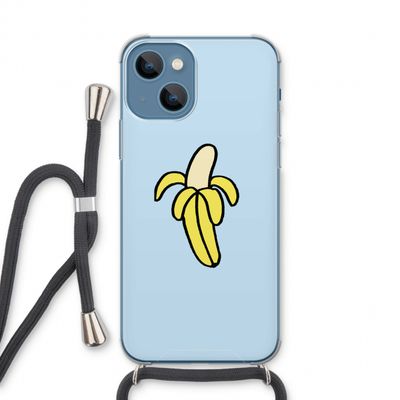 Banana: iPhone 13 Transparant Hoesje met koord