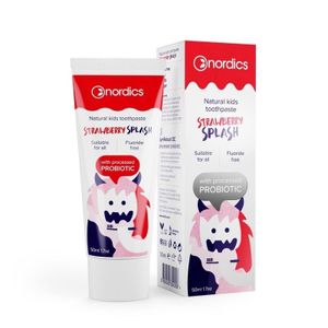 Nordics Kids toothpaste probiotic strawberry splash (50 ml)