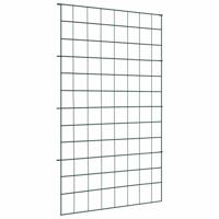 Vijverhekken Set 8 pcs Groen 50 x 80 cm Staal