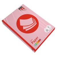Kopieerpapier Quantore Colour A4 120gr roze 250 vel | 5 stuks