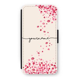 Hartjes en kusjes: iPhone 12 Flip Hoesje