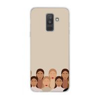 Girls girls girls: Samsung Galaxy A6 Plus (2018) Transparant Hoesje