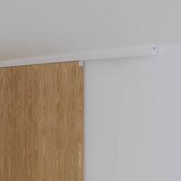 Xperta set 4m rail - Wit - Plafond opbouw - Dubbele deur - Deurdikte 50-55mm - Dubbele softclose - inbouw auto fix - Set Eindkappen