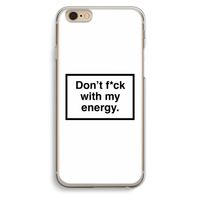 My energy: iPhone 6 / 6S Transparant Hoesje