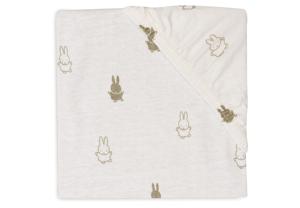 Jollein hoeslaken happy miffy - 60X120CM - olive green