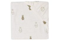 Jollein hoeslaken happy miffy - 60X120CM - olive green - thumbnail