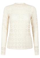 Aaiko Mason Co 155 T-shirt Lange Mouw 130908 Moon Shell