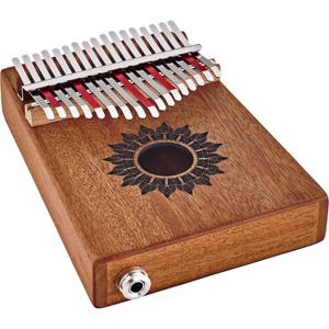 Meinl PKL1708H Sonic Energy Soundhole Pickup Kalimba 17 noten Mahogany