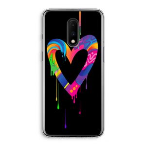 Melts My Heart: OnePlus 7 Transparant Hoesje