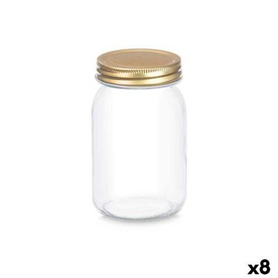 Blik Vivalto CWDH03-8PK CWDH03-8PK Transparant Gouden 500 ml (8 Stuks)