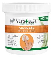 Vets best clean eye round pads (100 ST) - thumbnail