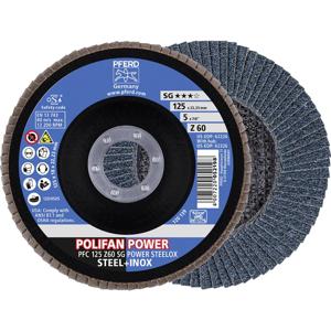 PFERD TOOLS 67786125 Z Sg Power Steelox Lamellenschijf Diameter 125 mm Boordiameter 22.23 mm 10 stuk(s)