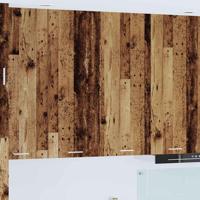 Hangkast met opslag Oudhout 80 x 31 x 100 cm Bewerkt hout