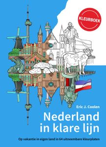 Kleurboek Nederland in klare lijn | Ezo Wolf