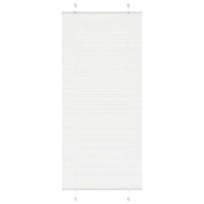 Pliss rolgordijn 90x200 cm stofbreedte 89,4 cm polyester wit