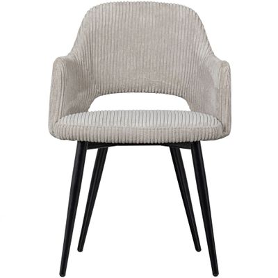 Woood Ferdy eetkamerstoel rib Pearl