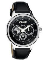 Horlogeband Dolce & Gabbana DW0211 Leder Zwart 20mm - thumbnail