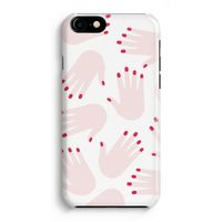 Hands pink: iPhone 8 Volledig Geprint Hoesje