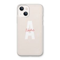 Strawberry Milkshake: iPhone 13 mini Transparant Hoesje