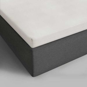 Dreamhouse Topper Hoeslaken - Katoen 160 x 200 cm, Kleur: Creme