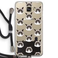 It's a Purrr Case: Samsung Galaxy A5 (2016) Transparant Hoesje met koord